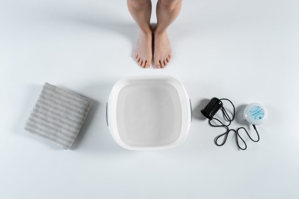 Fødder inden detox fodbad
